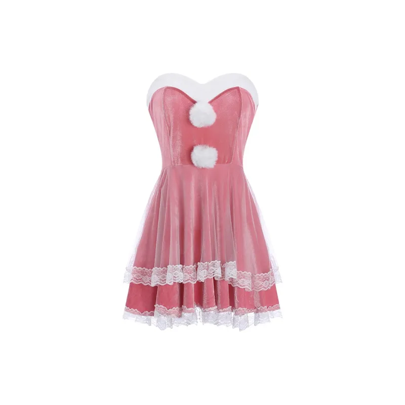 LUNNIFEIYA Nightgown Women's Pink-0