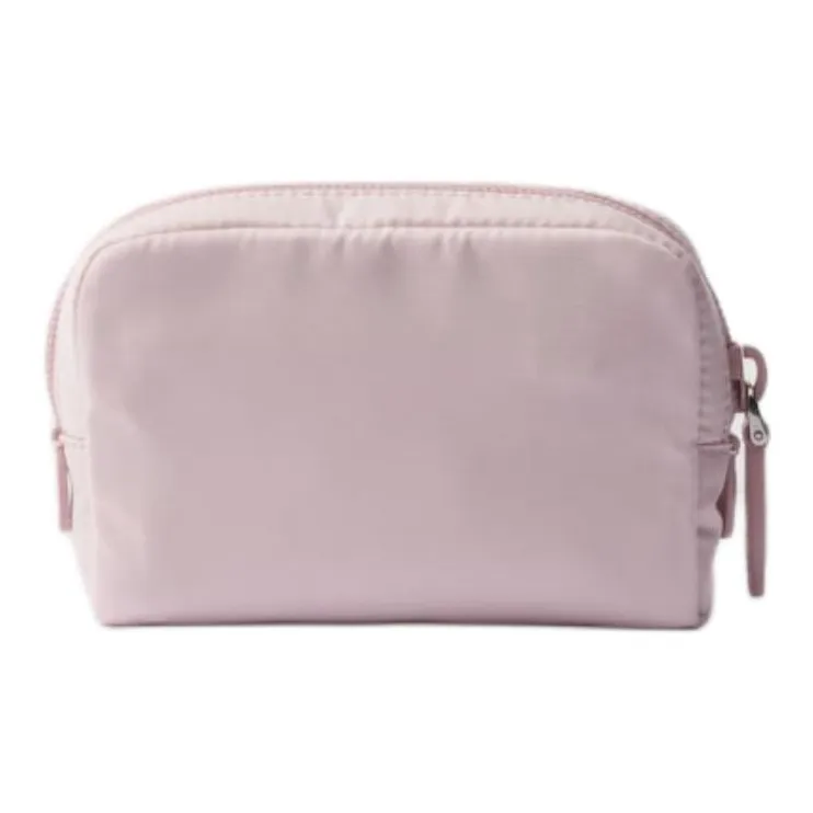 PRADA Recycled Polyamide Clutch Women's Snowflake Gypsum Pink-3