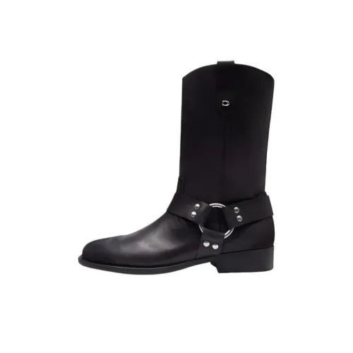 COACH Ankle Boots 3cm Women's Black
