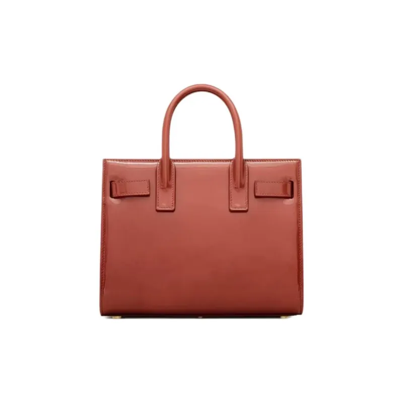 SAINT LAURENT SAC DE JOUR Calfskin One Shoulder Handbags Nano Women's Rose-3