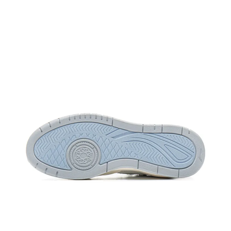 LINING Moon White 3 Skateboard Shoes Women's Low Top White, Blue-6