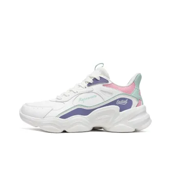 361° Anti Slip And Wear Resistant Warm Low Top Casual Shoes Women's White Purple Pink