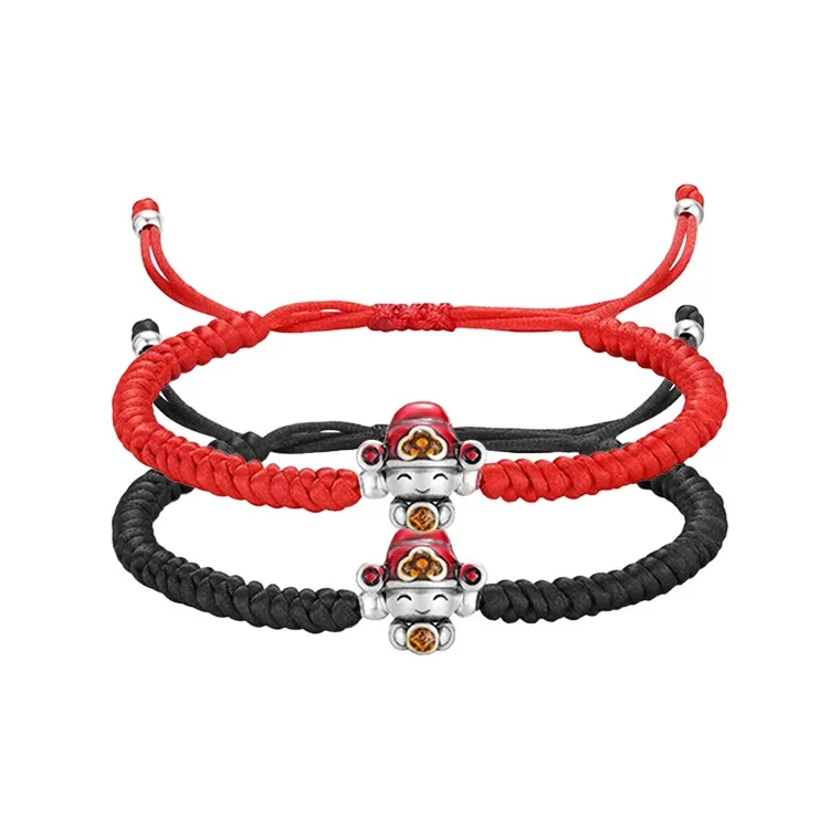 YUOFFICIAL 999 Fine Silver Adjustable Elegance Minimalist Style Fashion Versatile Advanced Sensory Bracelets Unisex-10