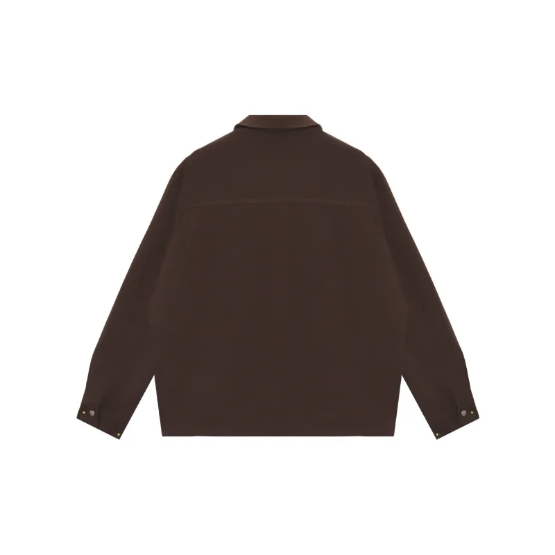 WILD LEADER Jackets Coats Unisex Coffee-1