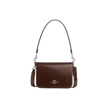 COACH Quinn Cow Leather Crossbody Bag Shoulder Bag Small Size Women's Maple Leaf