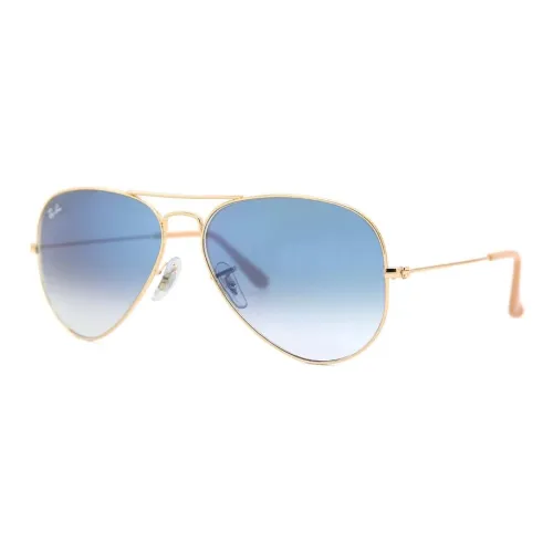 RayBan Metal Aviator Sunglasses Unisex Gold