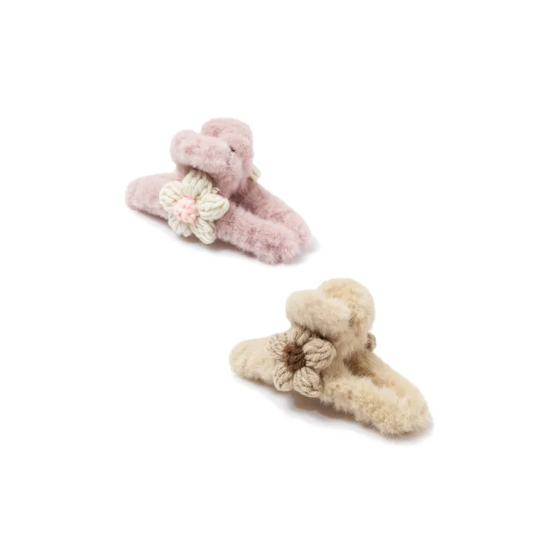 WIR ORNAMENTS Fabric Hair Clips Women's-7