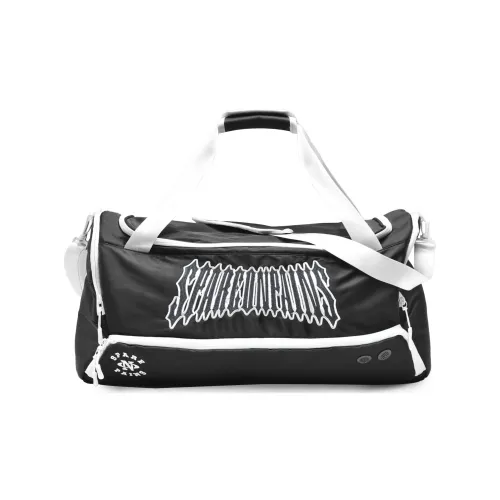 Spare No Pains. Polyester Basketball Bag, Crossbody Handbag, Gym Bag Tubas Unisex Black