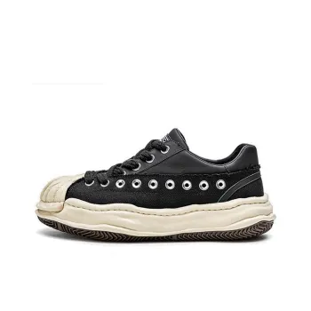 NAUTICA Slip Resistant Cushioning Wear Resistant Lightweight Height Increasing Low Top Skateboard Shoes Men's Black
