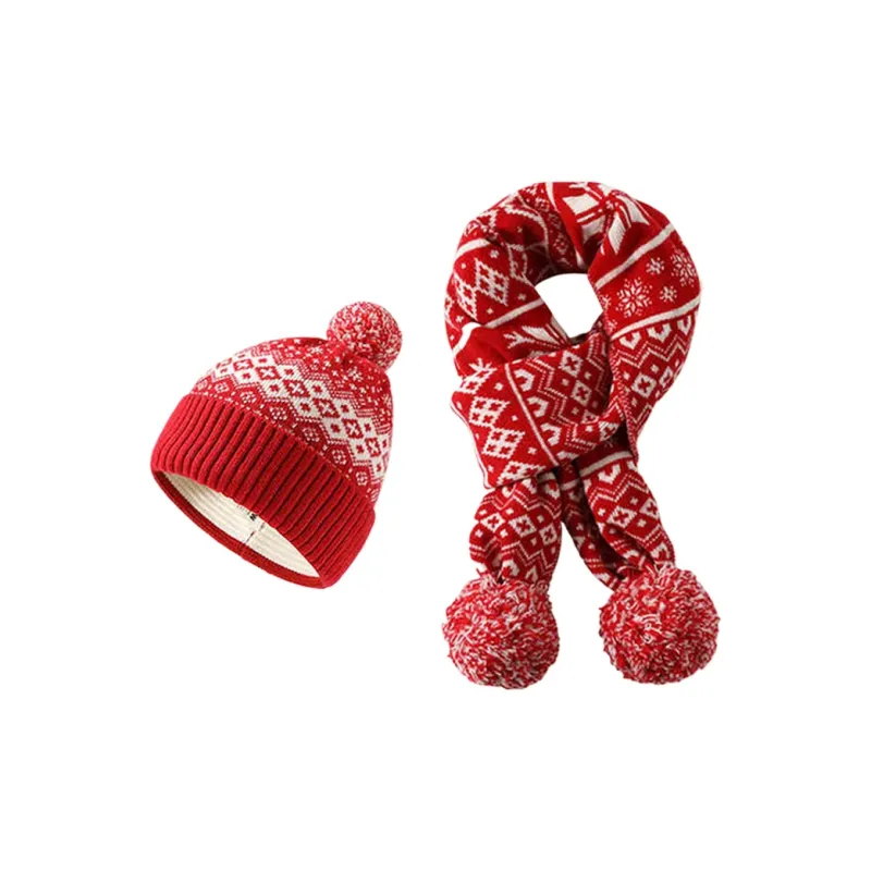 CARTELO Wool Knit Scarves Unisex Gift Box Set-2