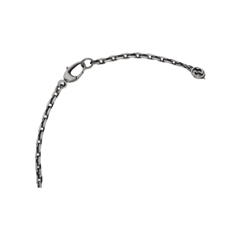 GUCCI 925 Sterling Silver Necklaces Unisex Silver-3