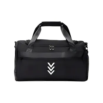 QIAODAN Polyester Cylinder Bag, Handbag, Shoulder Bag, Crossbody Bag Regular Unisex Black