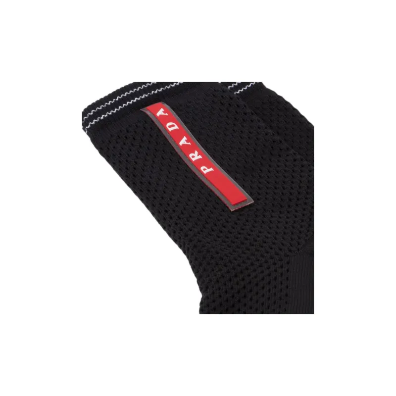 PRADA FW24 Ankle Socks Men's 1 Pack Black-2