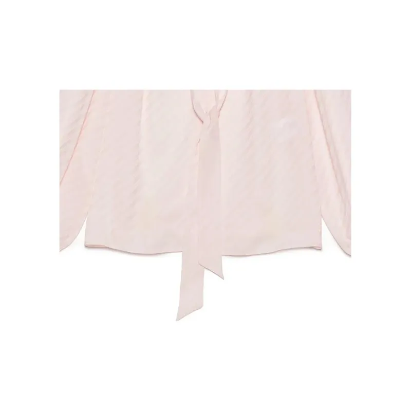 Givenchy Striped Pussybow Blouse-6