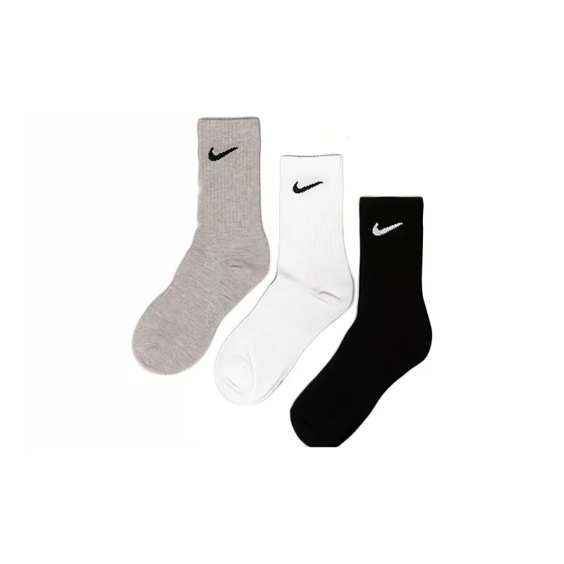 Nike Mid Calf Socks Unisex Combo Set 3 Pack-3