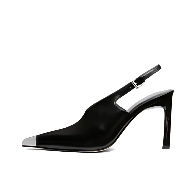 MICHAEL KORS Kasia Slim Heel High Heels 8.8cm Women's Black-0