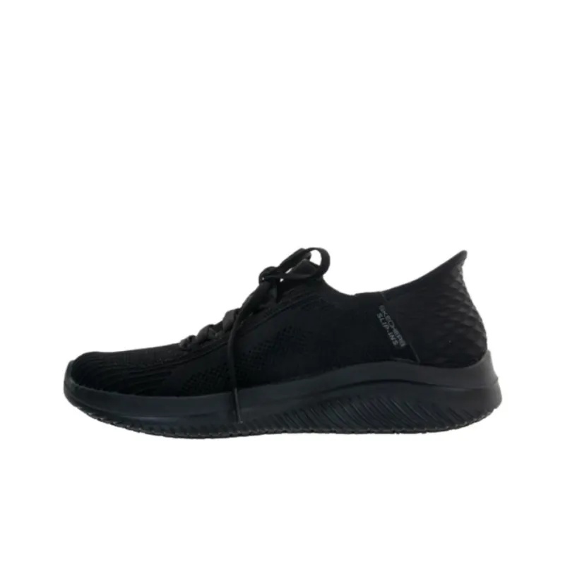 Skechers Ultra Flex 3.0 Wear resistant And Lightweight Low Top Casual Shoes Women's Black-0