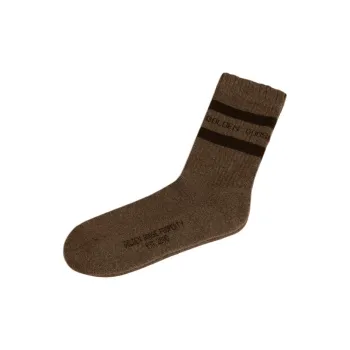 Golden Goose FW24 Mid-Calf Socks Unisex 1 Pack Brown