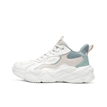 361° Slip Resistant Warm And Wear Resistant Low Top Casual Shoes Women's White Green