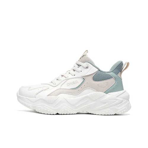 361° Slip Resistant Warm And Wear Resistant Low Top Casual Shoes Women's White Green