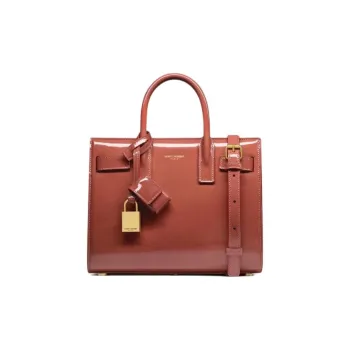 SAINT LAURENT SAC DE JOUR Calfskin One Shoulder Handbags Nano Women's Rose
