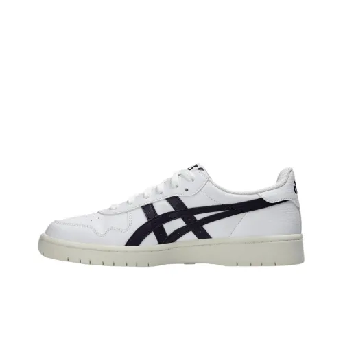 Asics JAPAN S Cushioning Breathable Low Top Skateboard Shoes Women's Black White