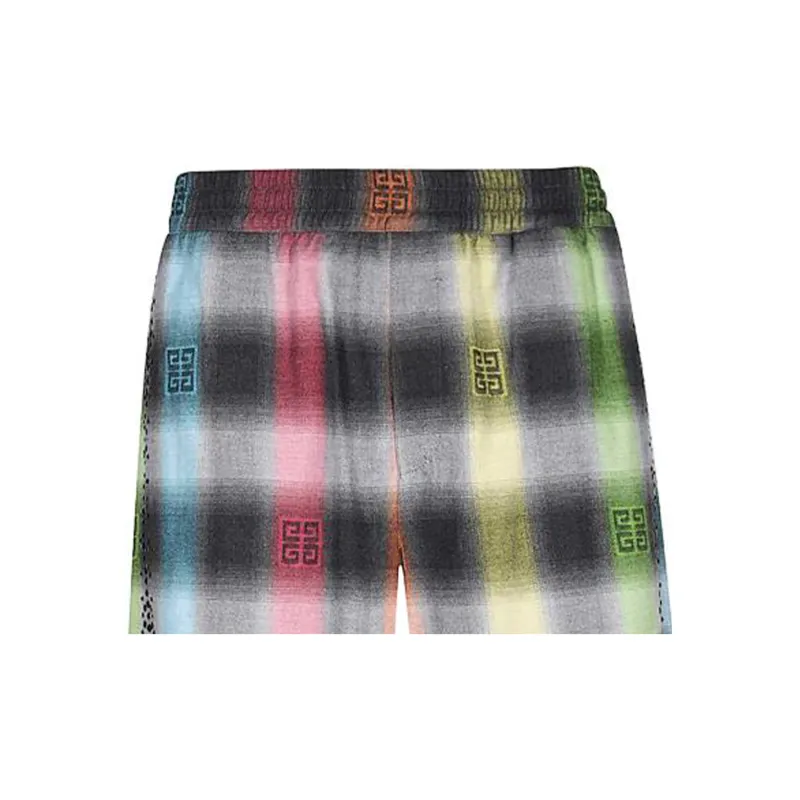 Givenchy 4G Plaid Bermuda Shorts-2