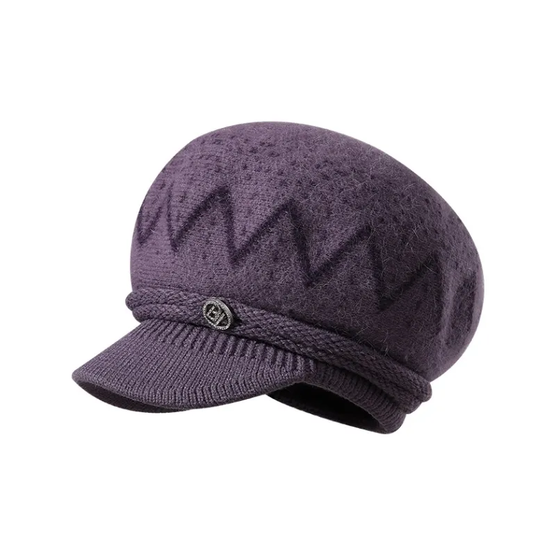 Shizhu Thickened Hats & Caps Women's-4