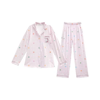 GUKOO x Sanrio Hello Kitty Pajama Set Women's Pearl Pink