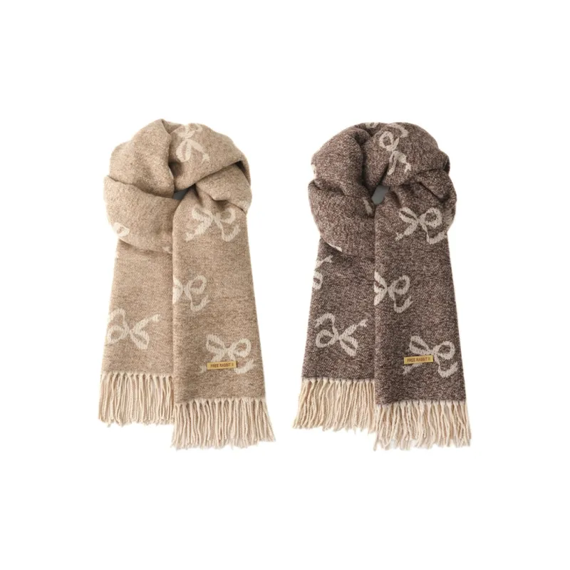 FREE RABBITⅡ Fall And Winter Mood Enhancing Warm Versatile Shawl Scarf Unisex-10