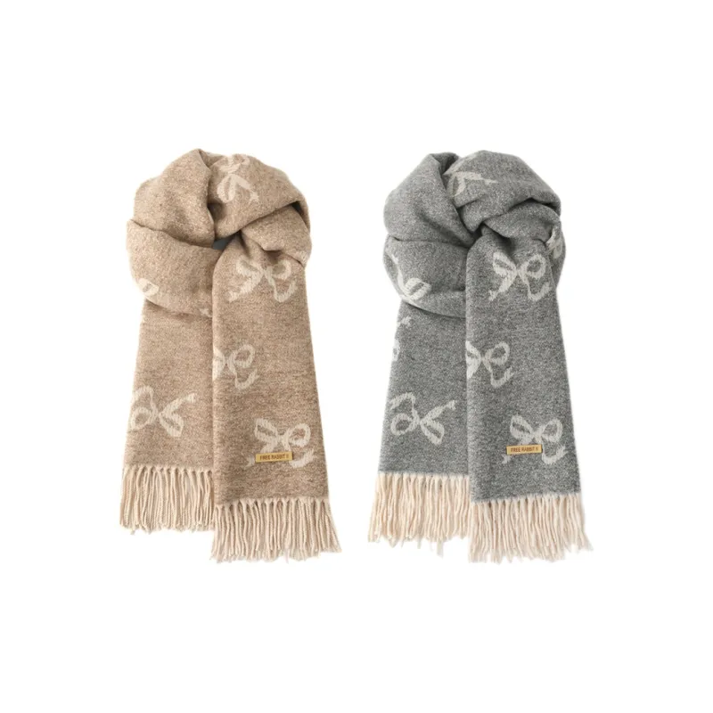 FREE RABBITⅡ Fall And Winter Mood Enhancing Warm Versatile Shawl Scarf Unisex-8