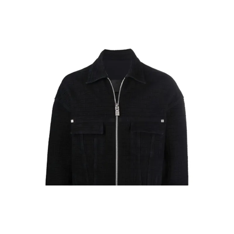 Givenchy Denim Jackets Men Black-4