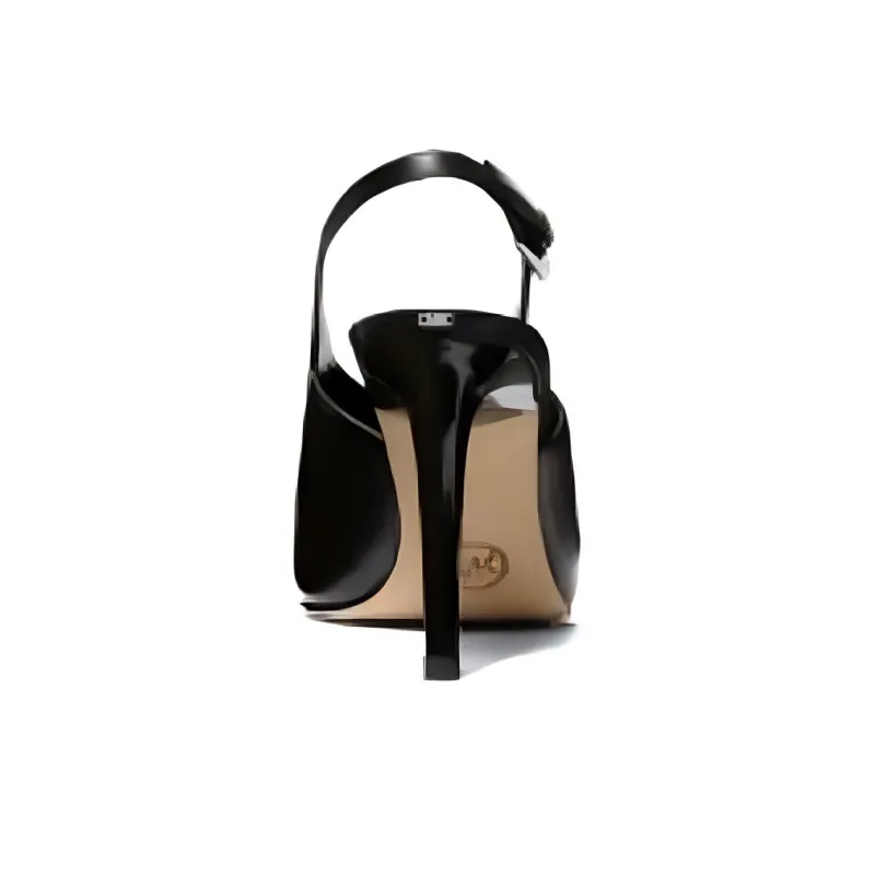 MICHAEL KORS Kasia Slim Heel High Heels 8.8cm Women's Black-3