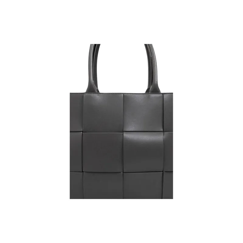Bottega Veneta ARCO TOTE Series Calfskin Tote Bag Shopping Bag Handbag Men's Gray-1