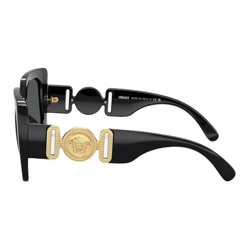VERSACE Square Sunglasses Gray-2