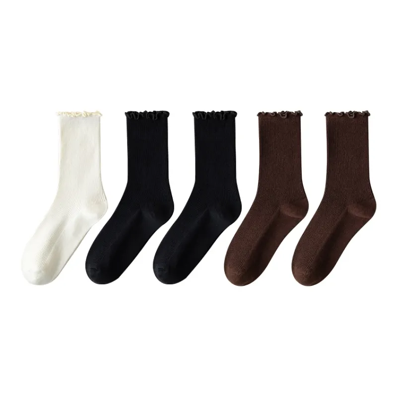 Lan Miao Mid Calf Socks Women's 5 Pack-15