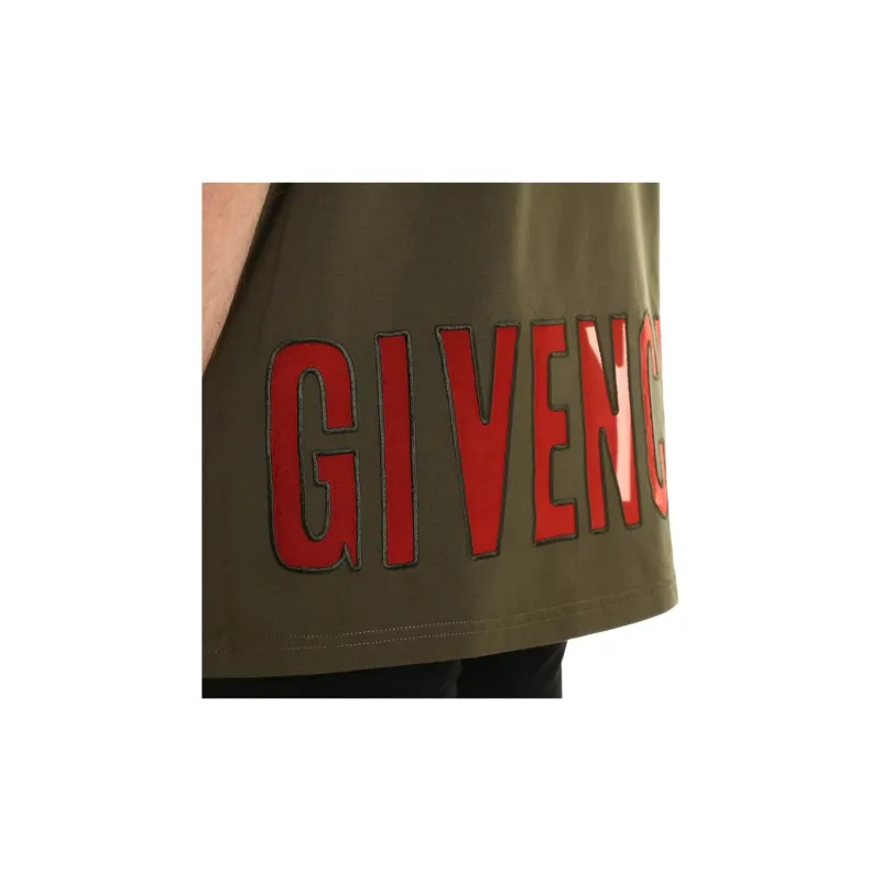 GIVENCHY T Shirt Men's Army Green-4