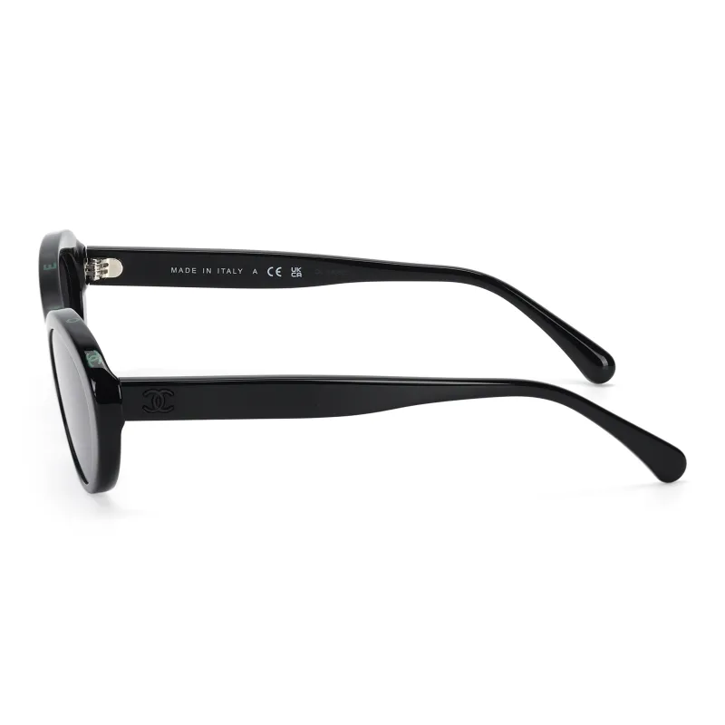 CHANEL 2000s Cc Cat eye Sunglasses-2