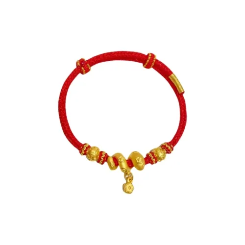 OIDSG Curled Snake Solid Gold Fixed Price Gold Bracelet Unisex