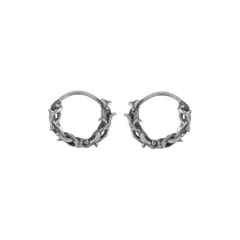 KING OF BLING 925 Sterling Silver Earrings Unisex
