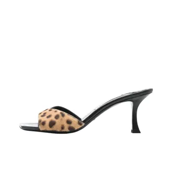 Jimmy Choo Slide Slippers Women's Brown
