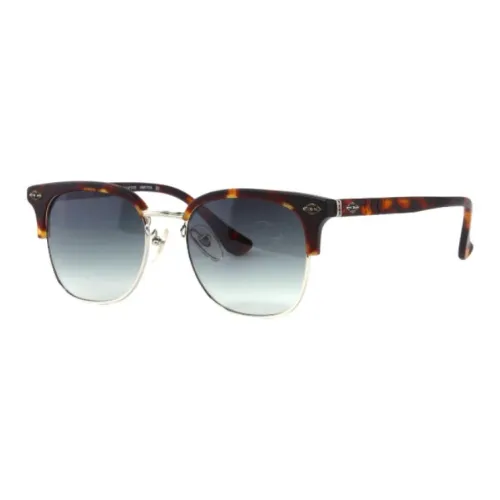 GUCCI Acetate Metal Enamel Browline Sunglasses Unisex Black