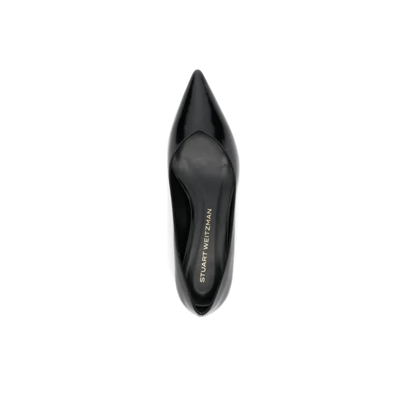 Stuart Weitzman/SW Eva Spool Heel High Heels 3.5cm Women's Black-3