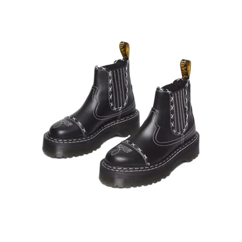 Dr.Martens 2976 Short Chelsea Boots Unisex Black-2