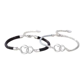 CHIEMOT S925 Silver Bracelets Unisex