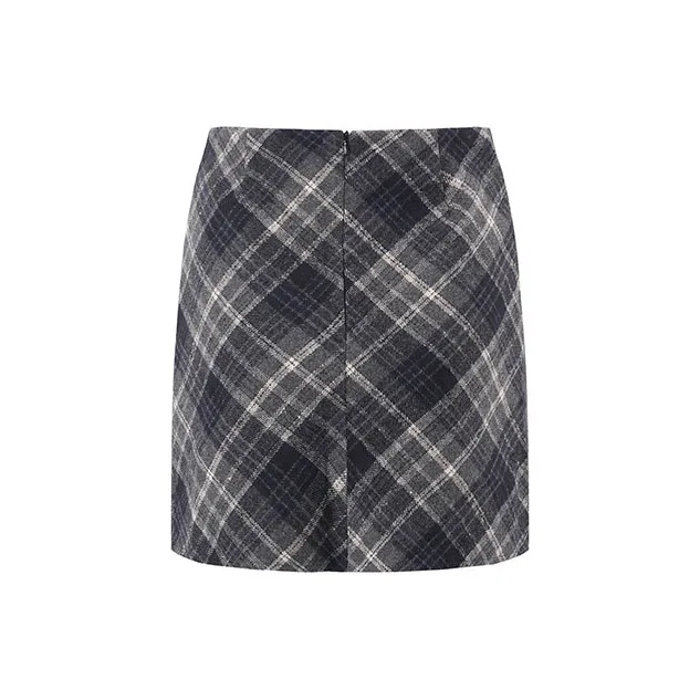 ZAZN Casual Short Skirts Women's Coffee-8