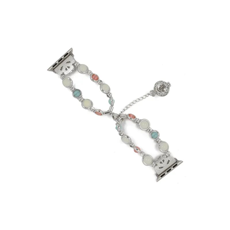 AOMN Watch Band Apple Compatibility Agate Jewelry Glow In The Dark Bead Material-3