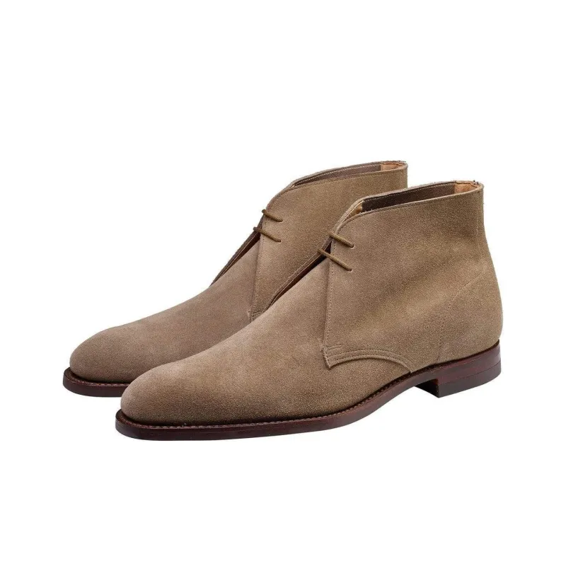 CROCKETT & JONES Sulgrave Ankle Boots Men's Khaki-2