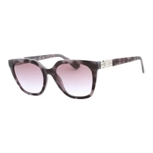GUESS Plastic Irregular Shape Sunglasses Women's Brown