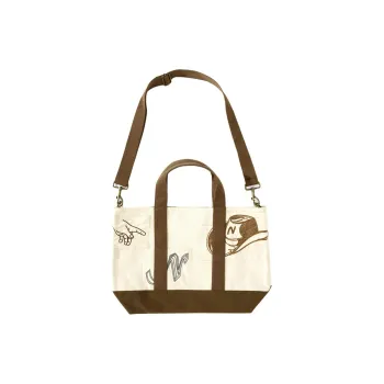 NOTHOMME Canvas Bag, Tote Bag, Crossbody Bag, Handbag Regular Unisex Raw White